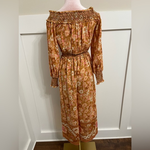 Spell & The Gypsy Collective Organic Cotton Peach Floral Anne Jumpsuit Size XS - Picture 5 of 13